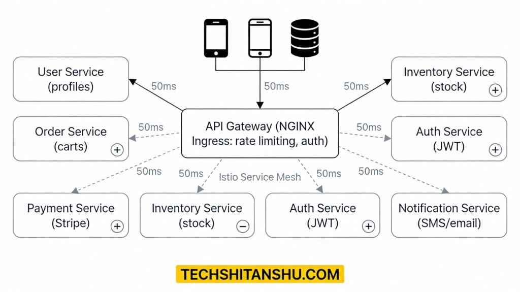 High-Level API Gateway Architecture
